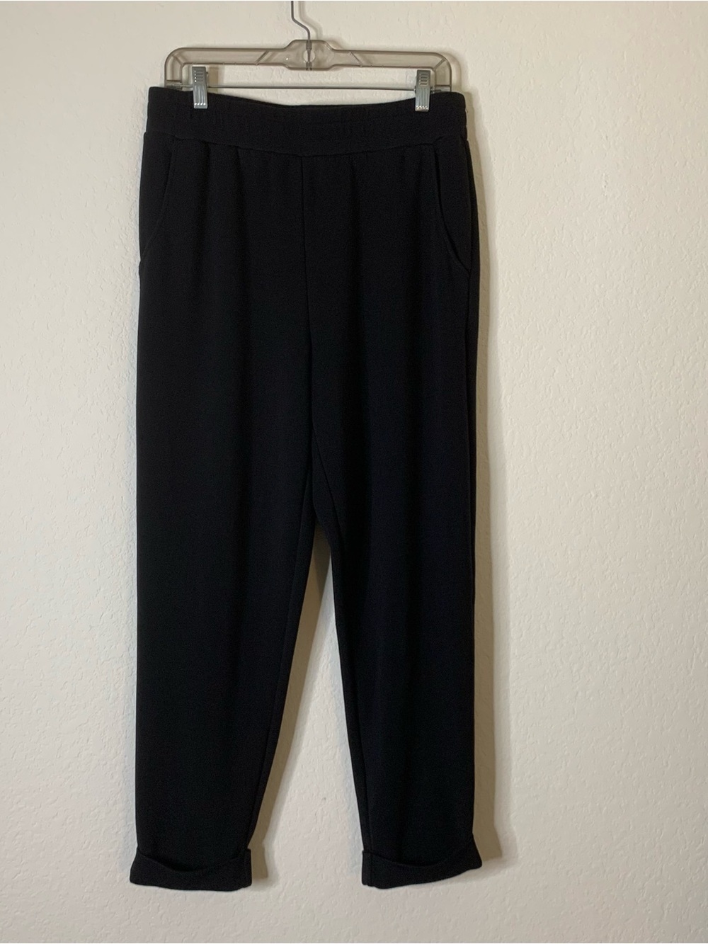 Varley double soft black the turn up cuff pants 26 L